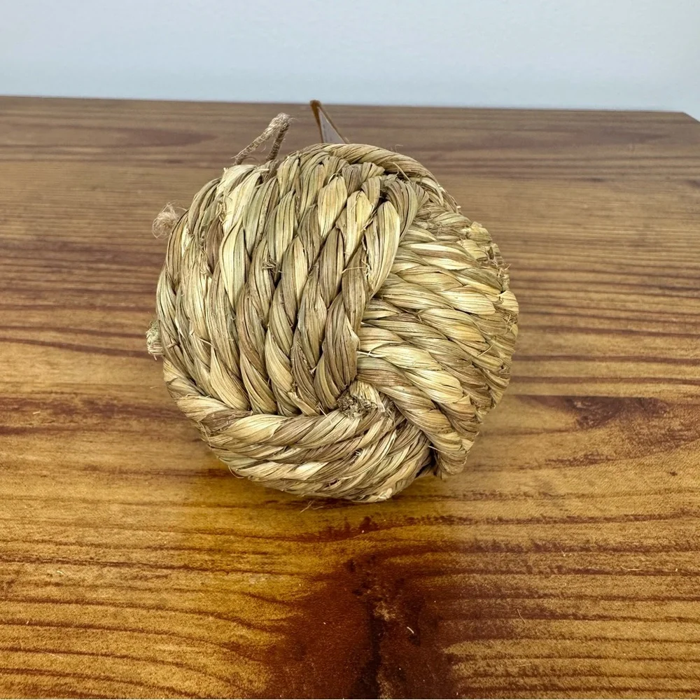 NWT Mud Pie Jute Thin Rope Bottle Stopper Wine Cork Nautical 2 5/8” Diameter